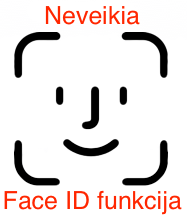 Neveikia FaceID  - Product page